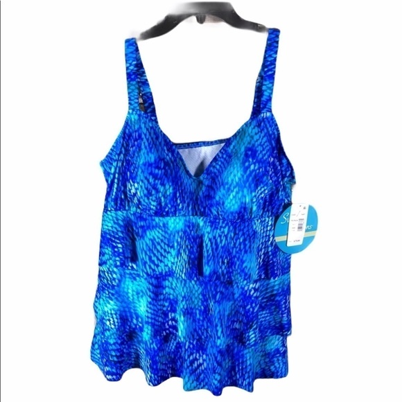 SWIM Solutions Tankini Swim Top - Picture 1 of 9